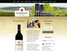 Tablet Screenshot of gordonwines.com